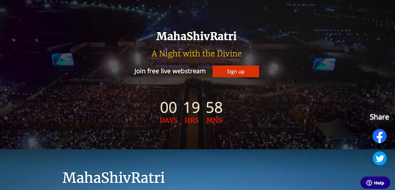Countdown for our Oriental Band Performance Mahashivratri Festival at Isha Yoga Center